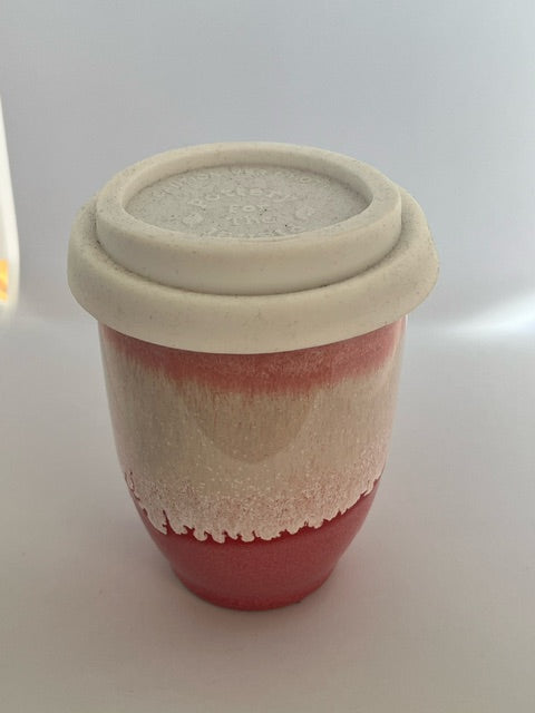 Pink Stripe Keep Cup 8 oz (regular)
